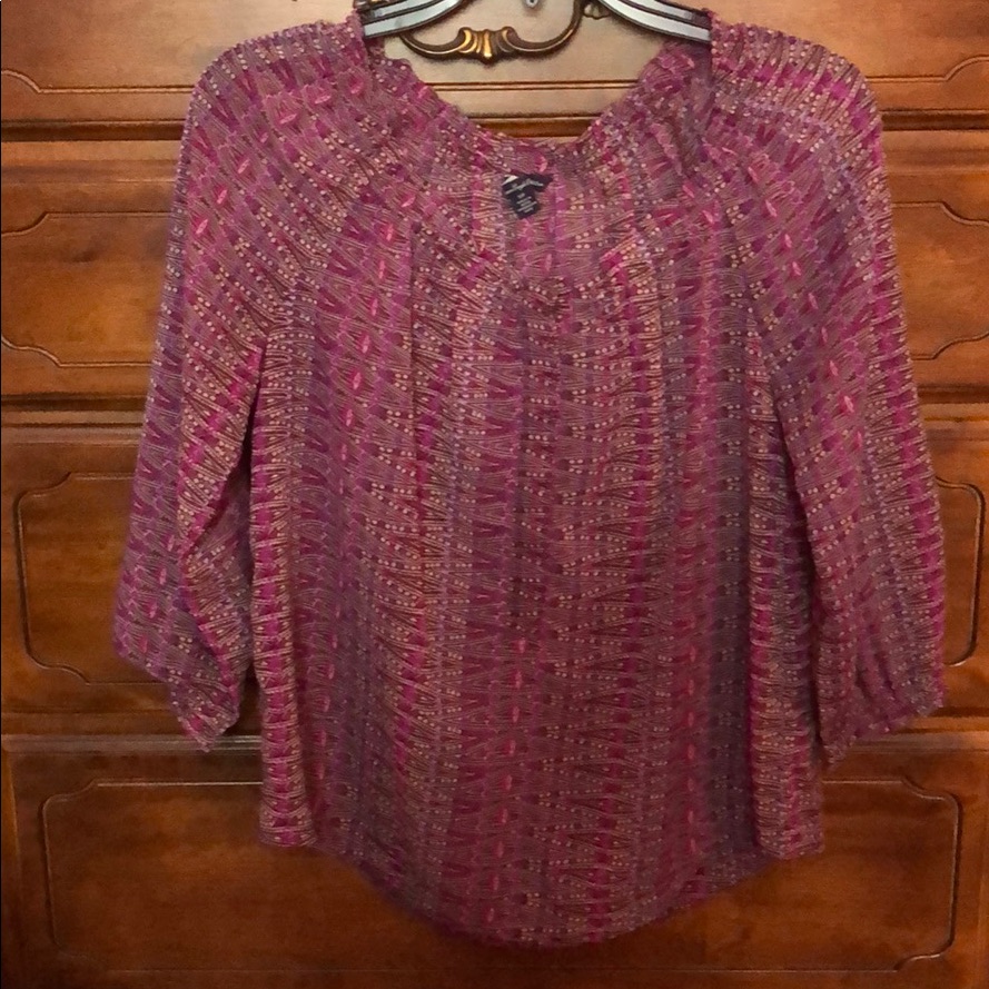 Patterned Blouse From American Eagle